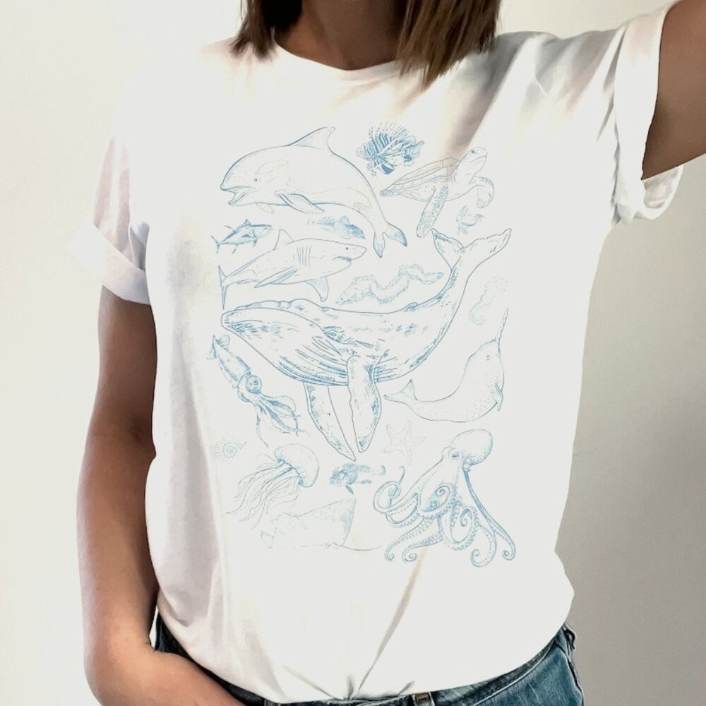 Vintage Ocean Life T-Shirt